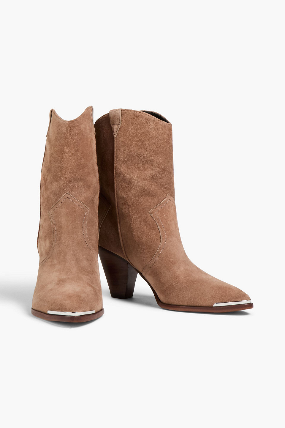  Veronica Beard - Ankle Boots „cody“ Aus Veloursleder - Neutral - Us 5 