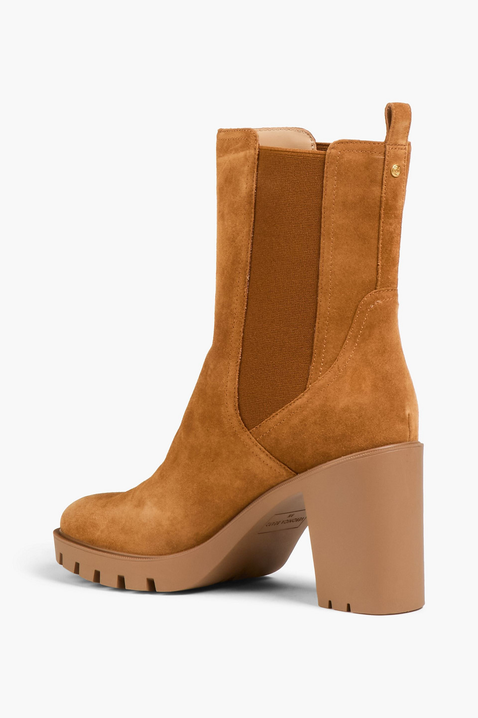  Veronica Beard - Chelsea-boots „riley“ Aus Veloursleder - Braun - Us 5.5 