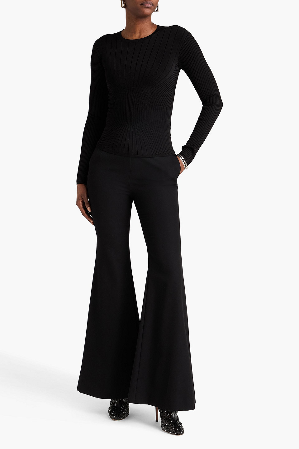  Mugler - Strickoberteil - Schwarz - Xxl 