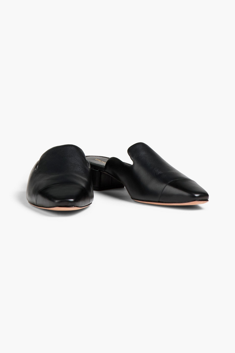  Veronica Beard - Mules „cecile“ Aus Leder - Schwarz - Us 5.5 