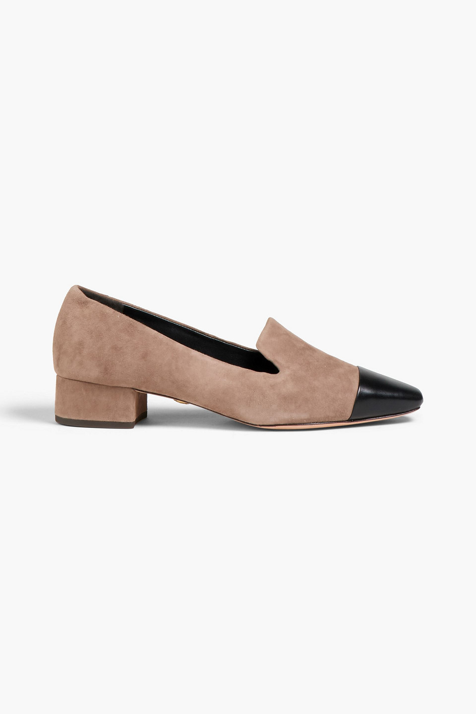 Veronica Beard Cecile Suede And Leather Loafers In Brown