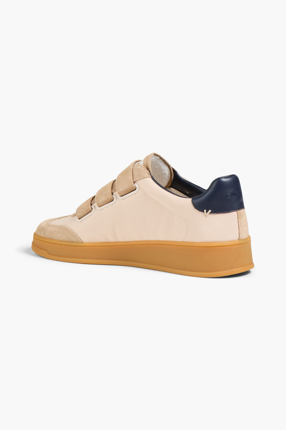  Veronica Beard - Reagan Twill And Suede Sneakers - Neutral - Us 5 