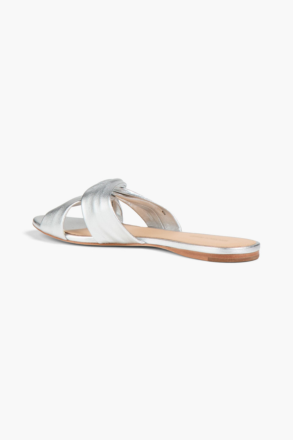  Veronica Beard - Sandalen „seraphina“ Aus Metallic-leder Mit Twist-detail - Metallic - Us 6 