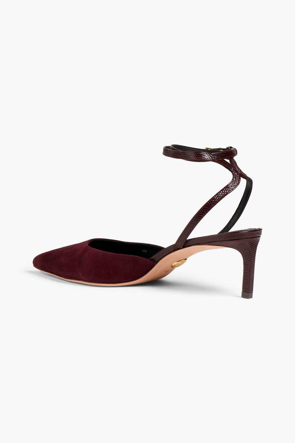 Veronica Beard - Pumps „colette“ Aus Veloursleder - Burgunderrot - Us 5 