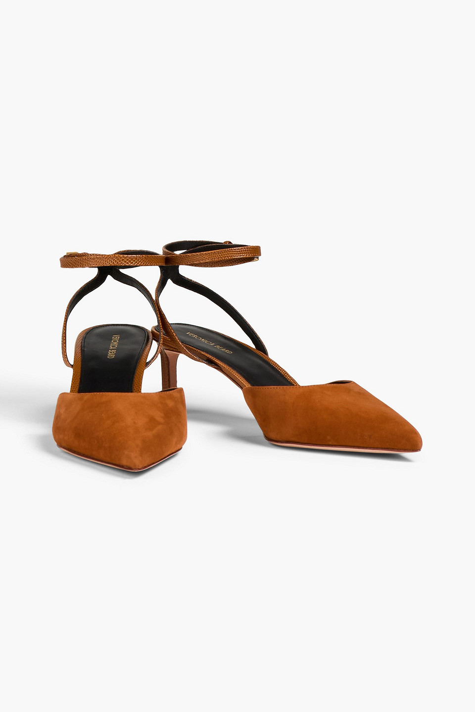  Veronica Beard - Pumps „colette“ Aus Veloursleder - Braun - Us 7 