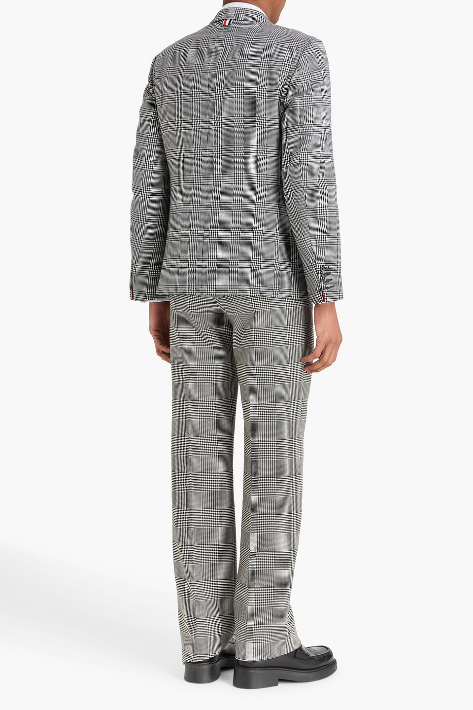  Thom Browne - Prince Of Wales Checked Wool Blazer - Schwarz - 2 