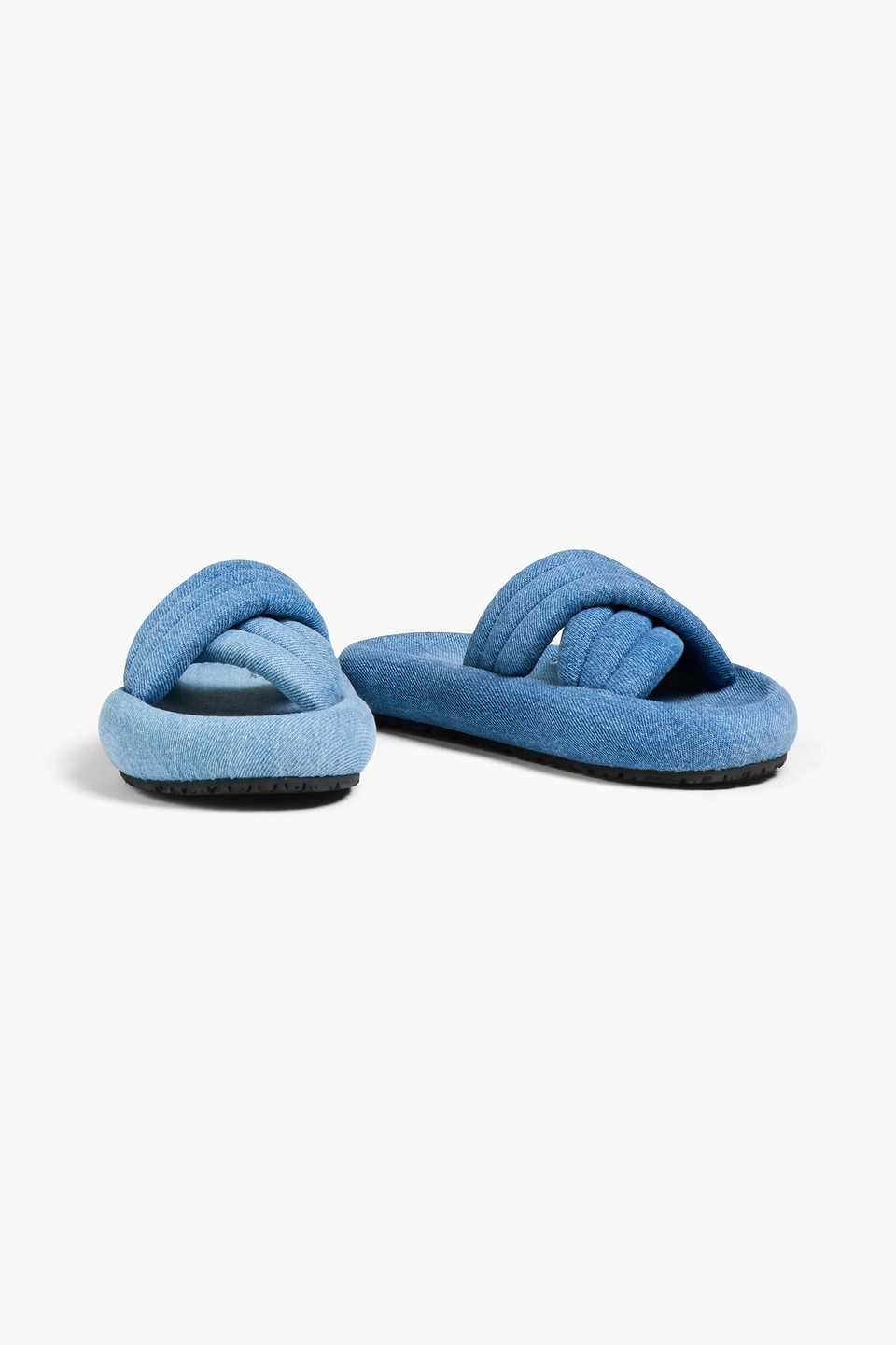  Isabel Marant - Niloo Quilted Denim Sandals - Blue - Eu 36 