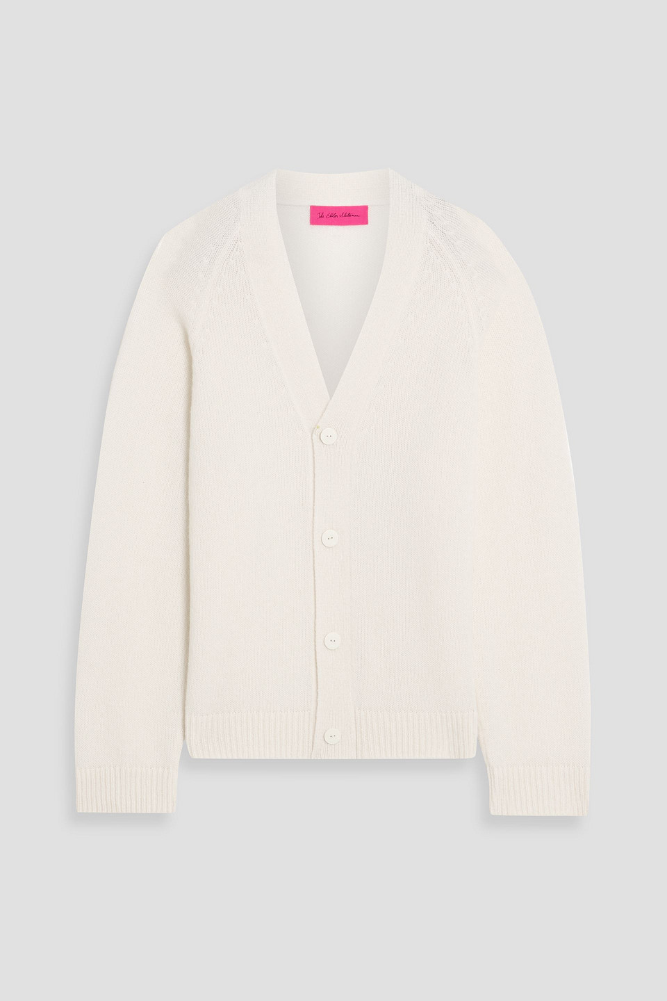 The Elder Statesman Nimbus Cashmere And Cotton-blend Cardigan In Burgundy