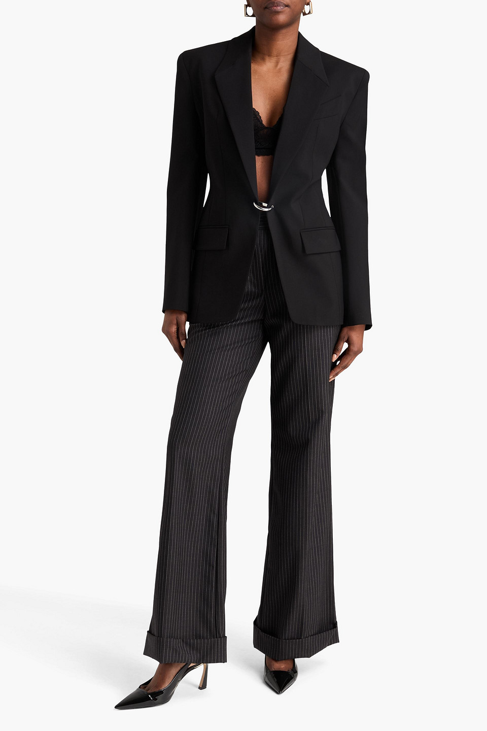  Mugler - Wool Blazer - Black - Fr 40 