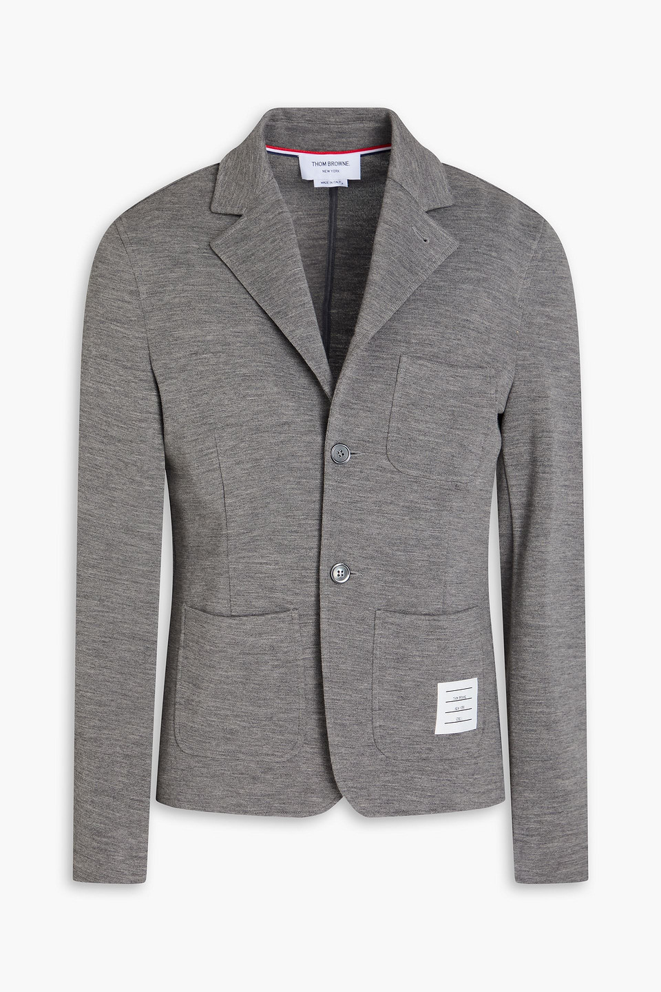 thom browne - wool blazer - gray - 2