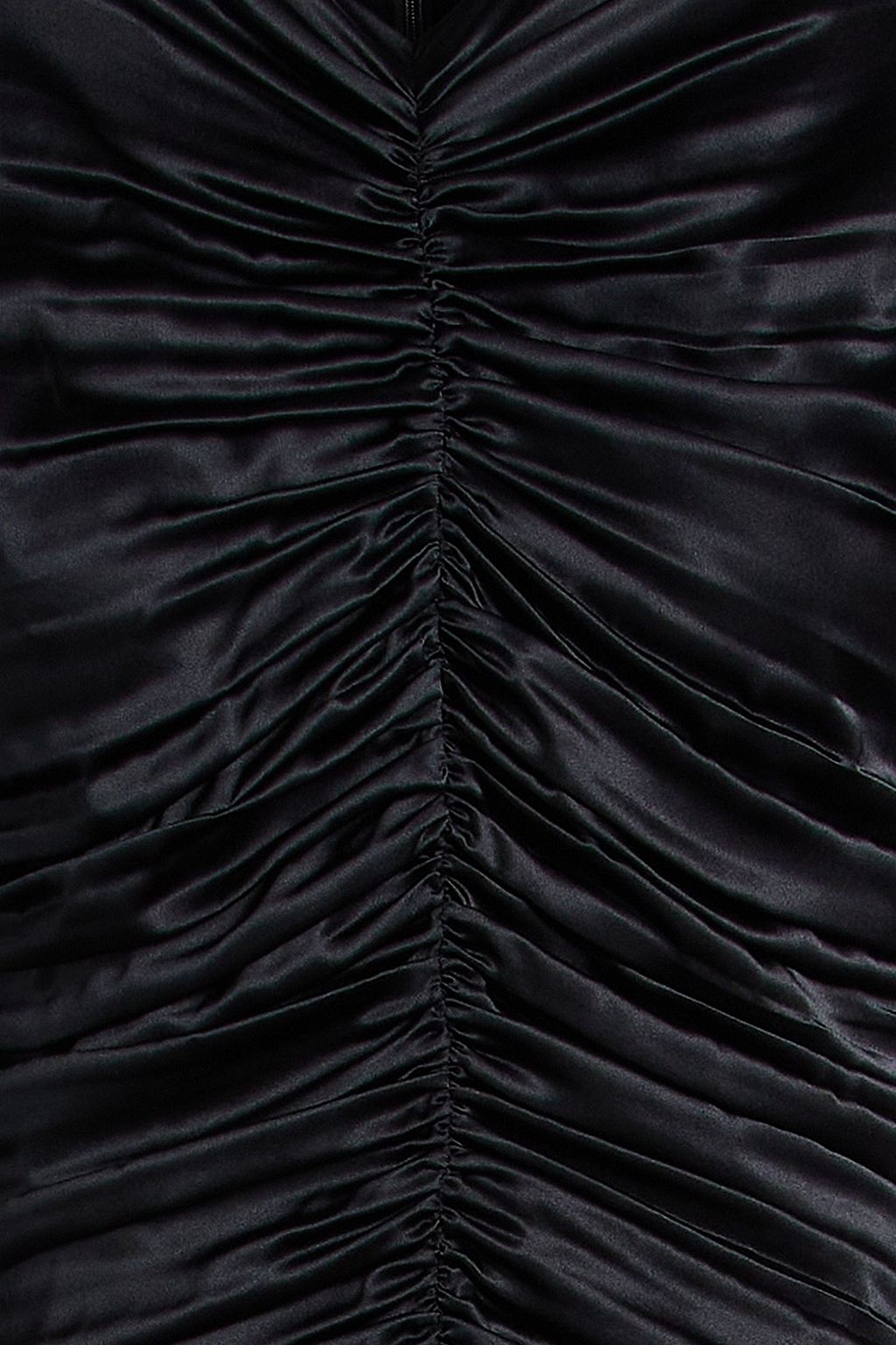 Tove Aubree ruched silk-satin maxi dress - Women - Black Dresses - FR 36 Tove Aubree ruched silk-satin maxi dress - Women - Black Dresses - FR 36