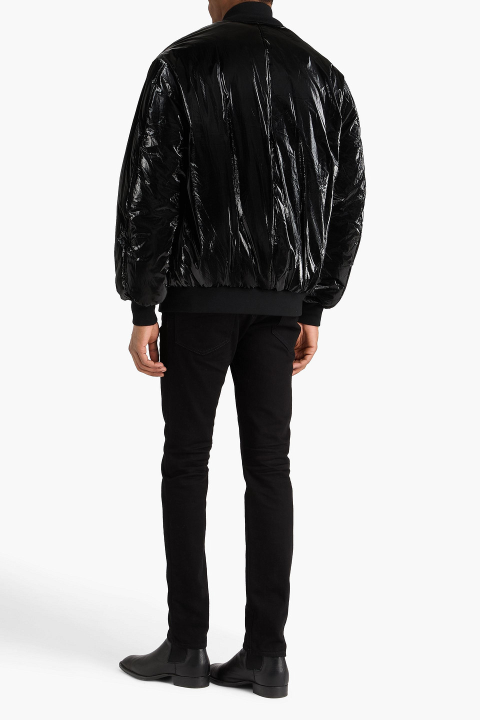  Isabel Marant - Donny Glossed Shell Bomber Jacket - Schwarz - S 