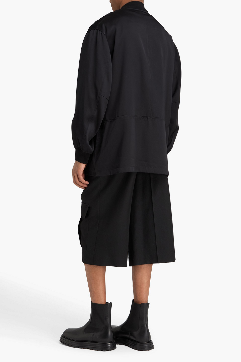  Jil Sander - Jacke Aus Twill - Schwarz - It 50 
