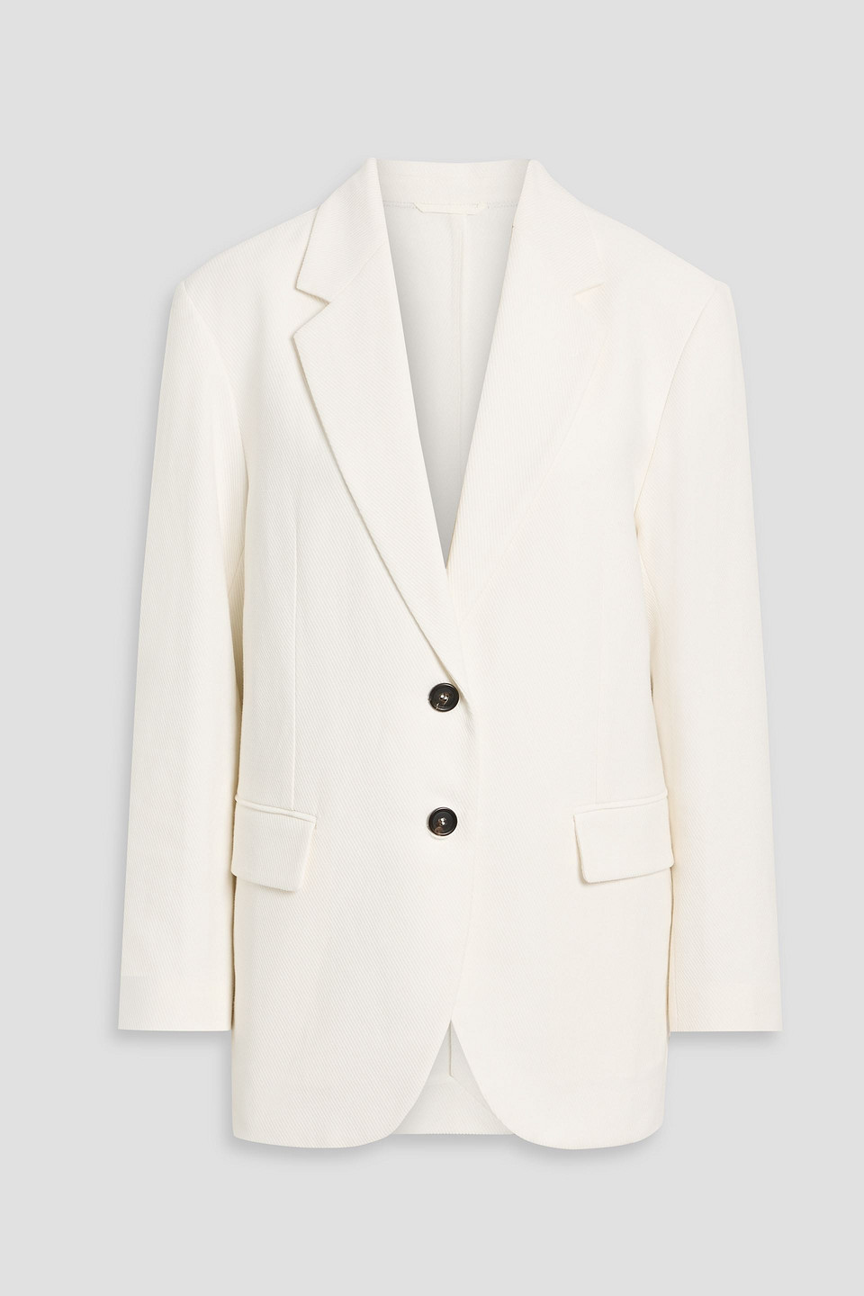 Brunello Cucinelli Cotton And Linen-blend Twill Blazer In White