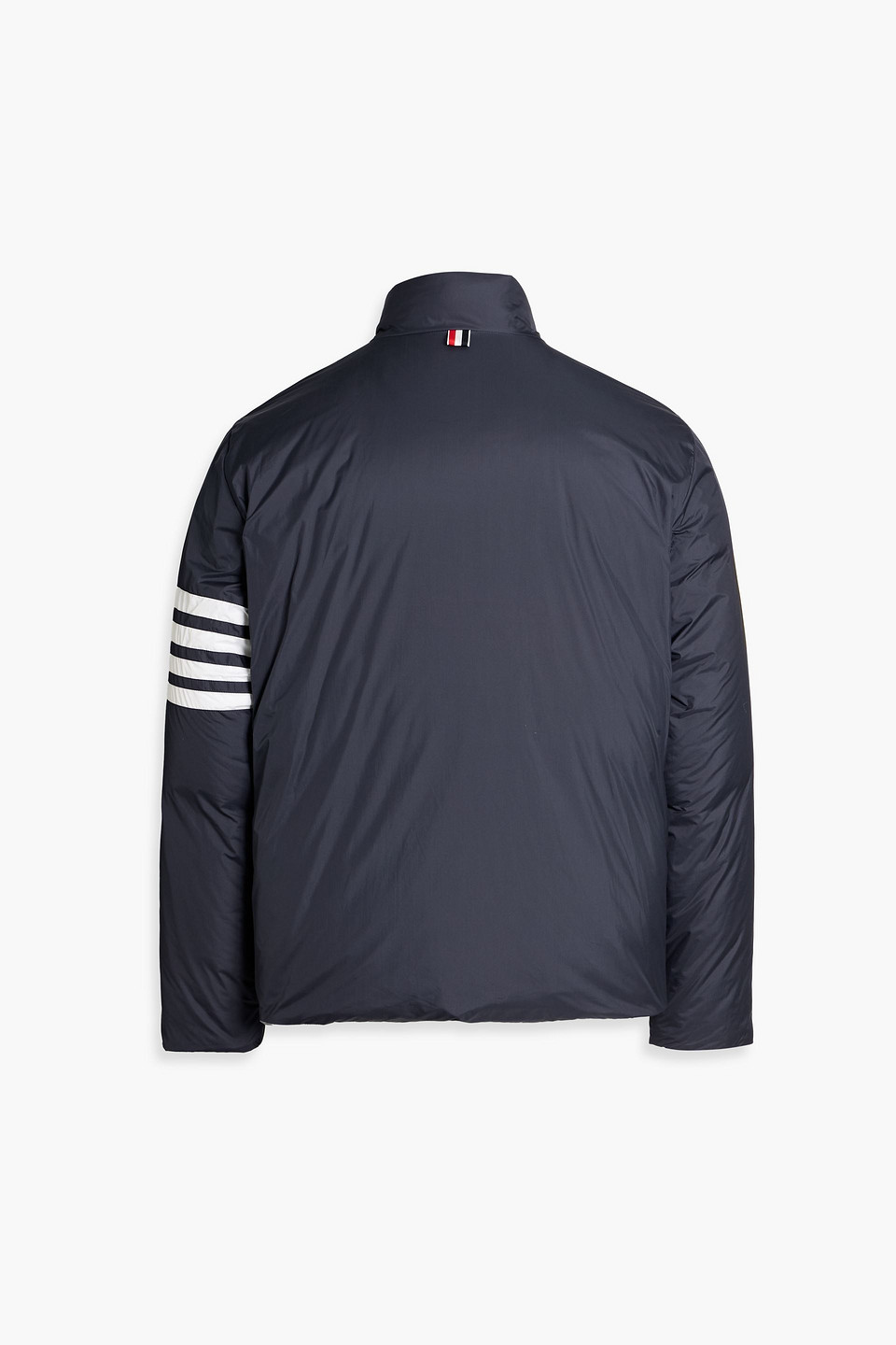 Thom Browne Reversible Striped Shell Down Jacket In Multi