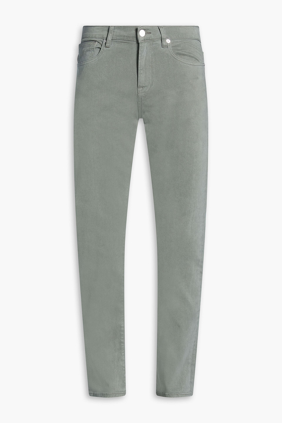 frame - l'homme slim denim jeans - green - 29