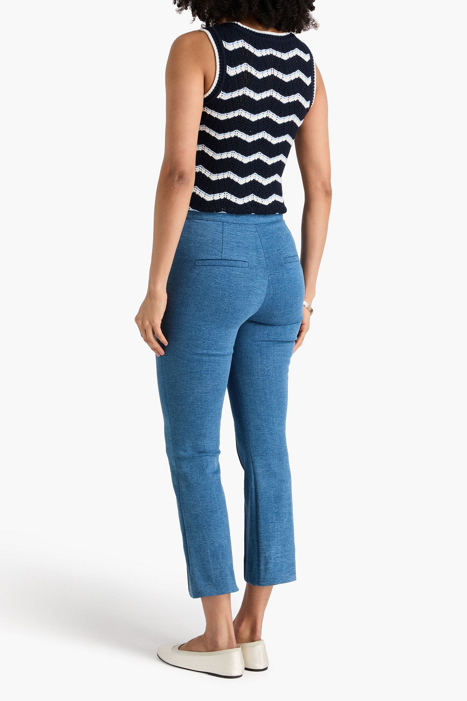  Veronica Beard - Hoch Sitzende Bootcut-jeans „kimra“ - Blau - Us 00 