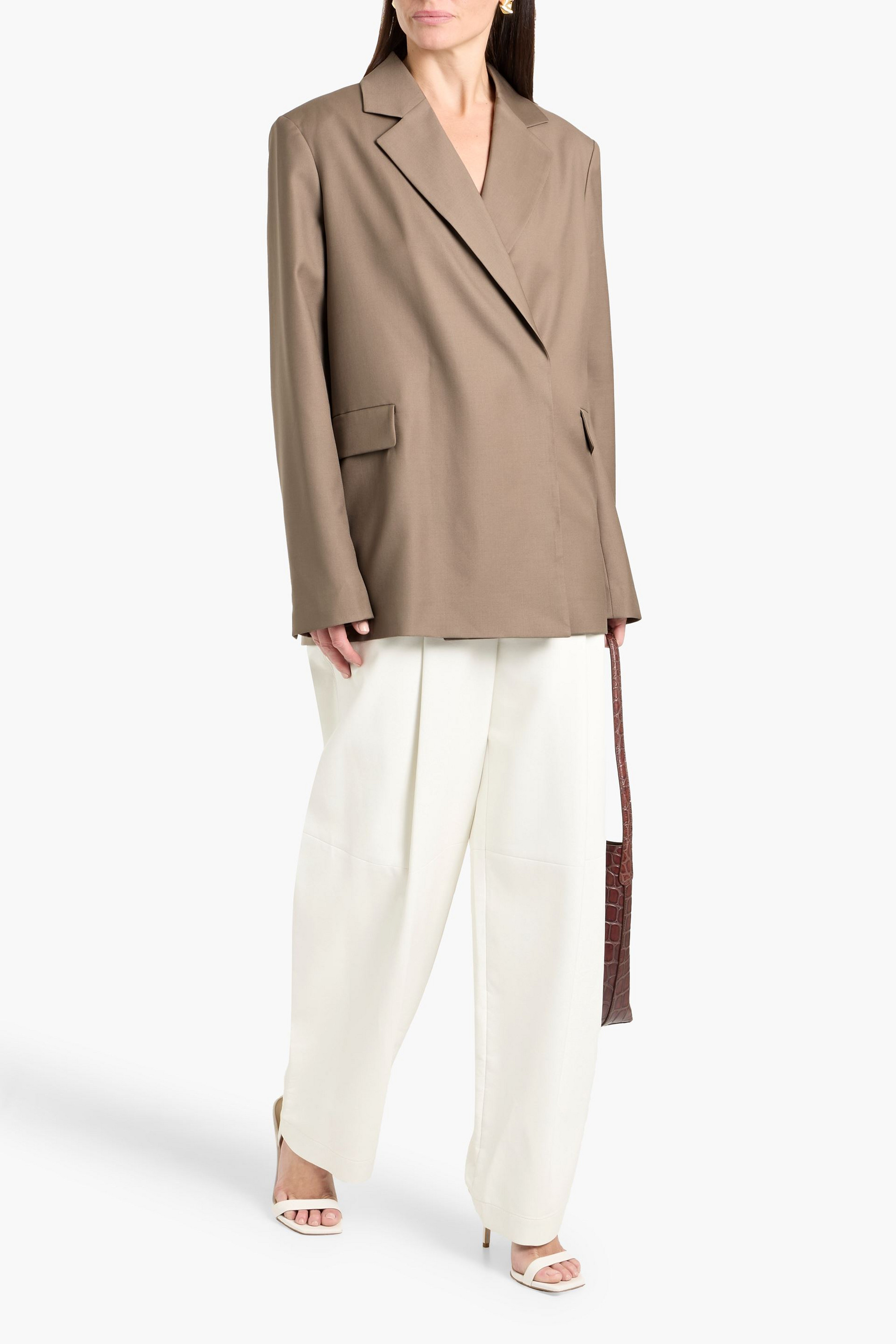 Loulou Studio Arlo double-breasted wool-twill blazer