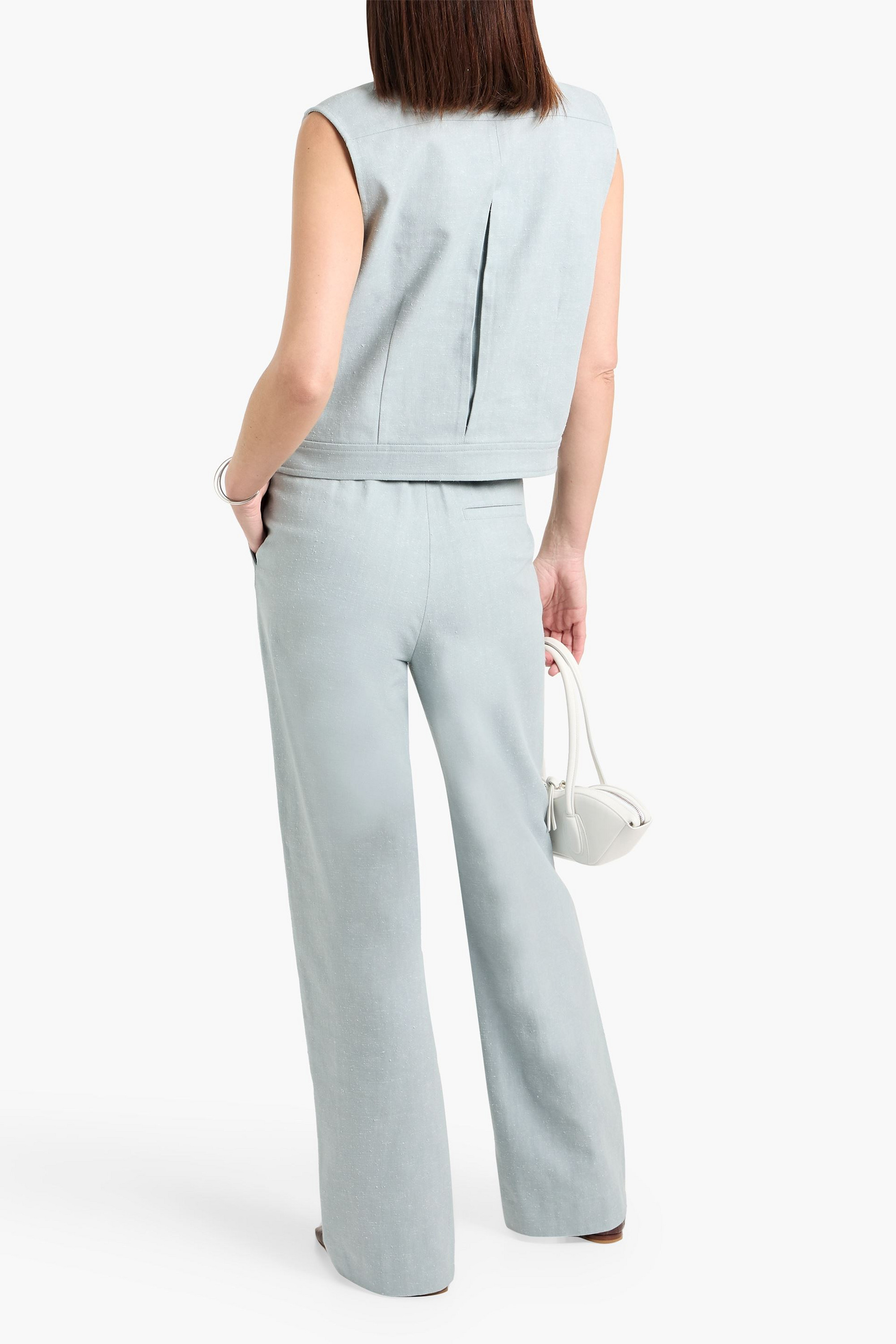 Loulou Studio Lino slub cotton-blend twill shirt