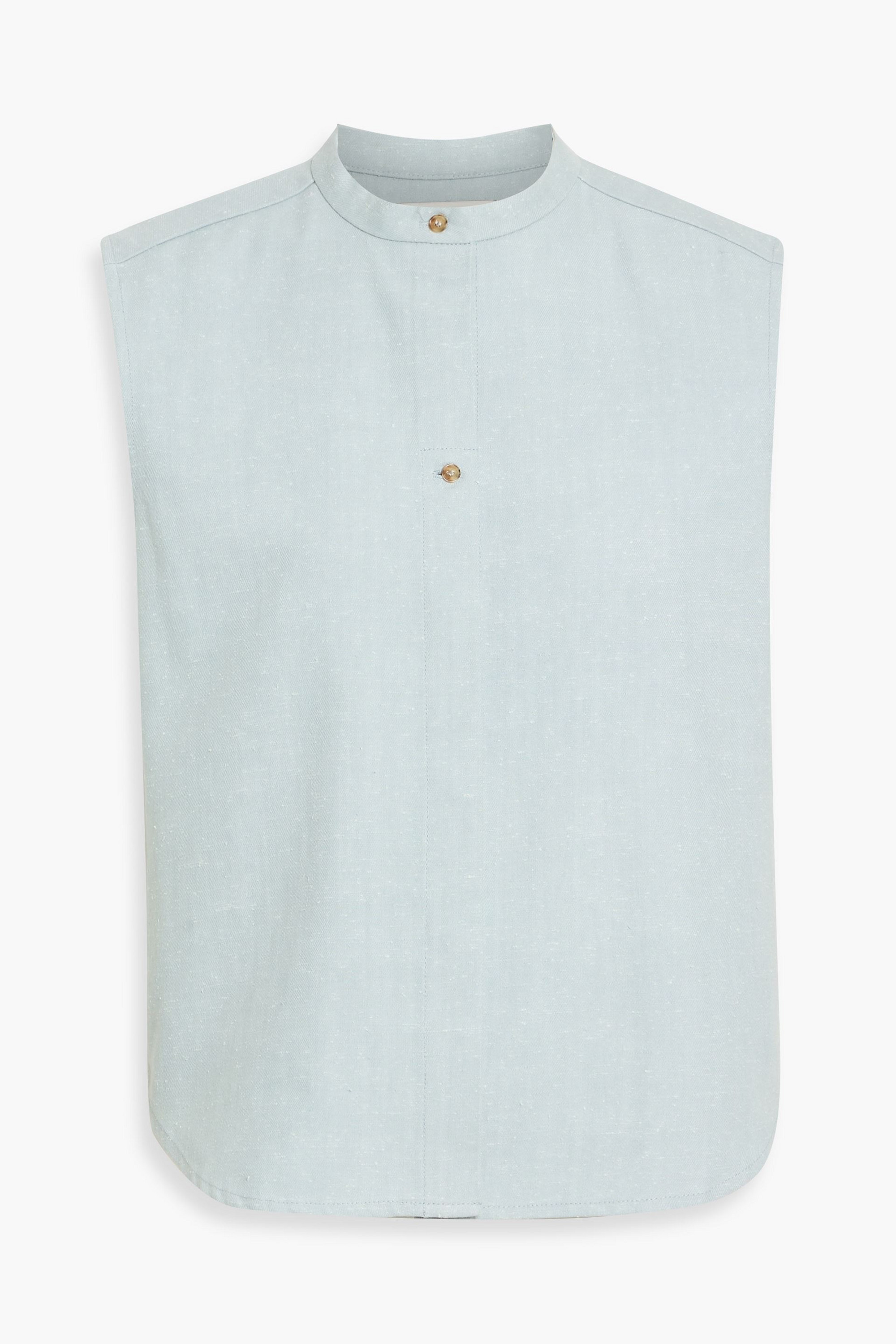 Loulou Studio Lino slub cotton-blend twill shirt