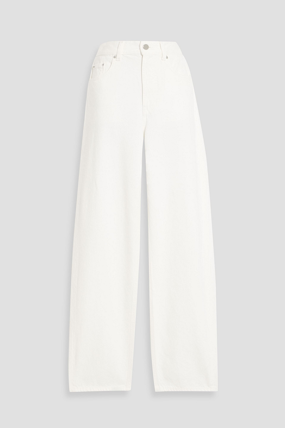 Loulou De Saison Samur High-rise Straight-leg Jeans In White