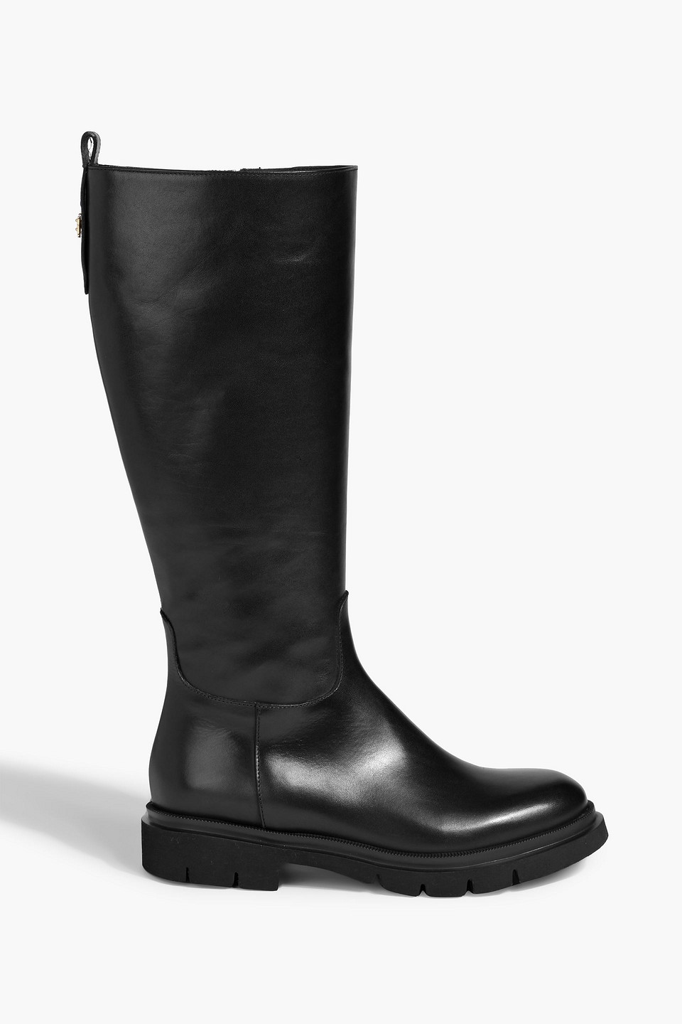 bally - waldina leather knee boots - black - eu 37