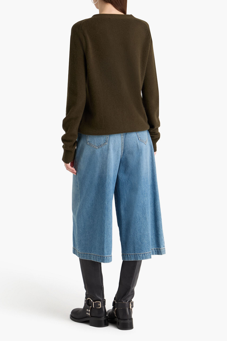 éterne - Theodore Cashmere Cardigan - Green - Xs/s 