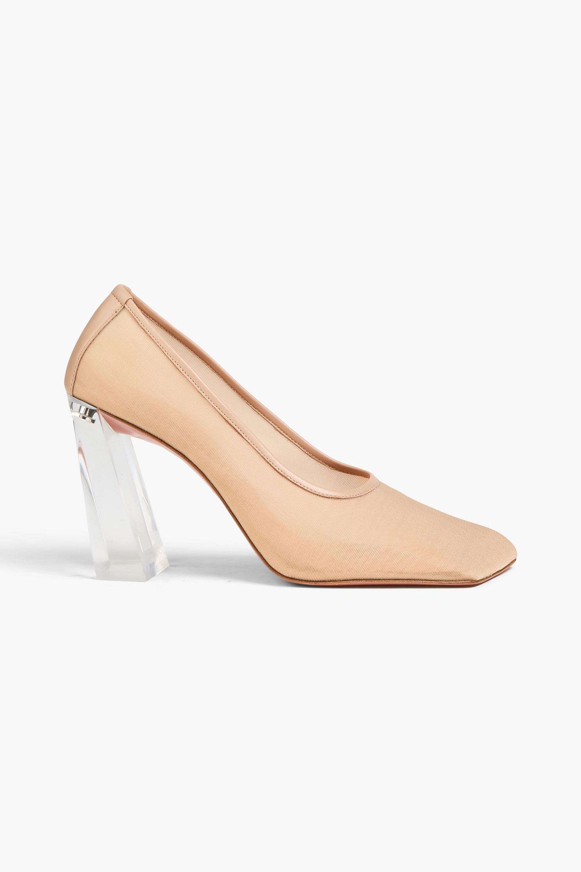 AMINA MUADDI Charlotte mesh pumps