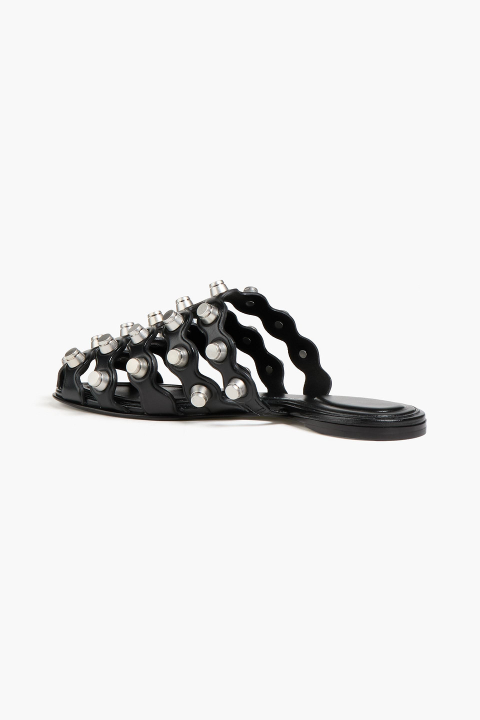  Alexander Wang - Rexa Studded Leather Sandals - Black - Eu 36 
