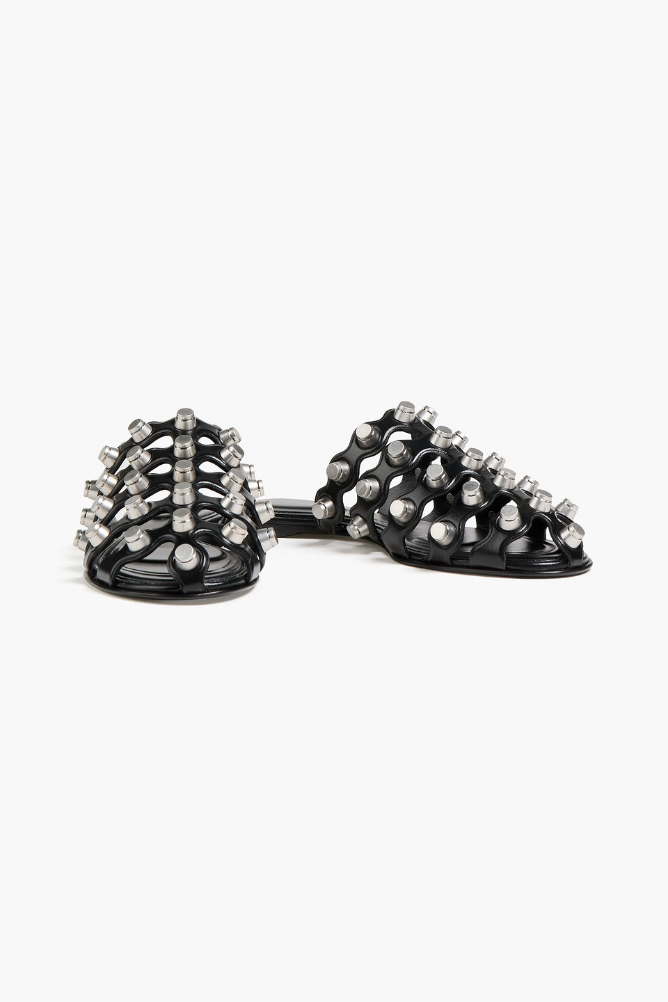  Alexander Wang - Rexa Studded Leather Sandals - Black - Eu 36 