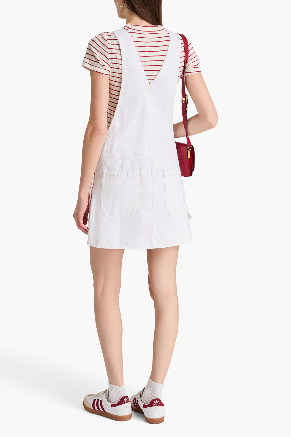  Frame - Minikleid Aus Denim - Weiß - M 