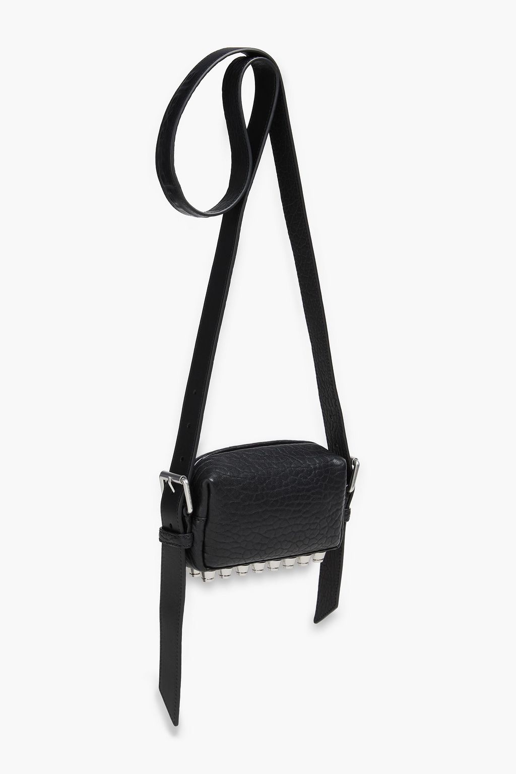 ALEXANDER WANG Ricco studded pebbled-leather cross-body bag | THE