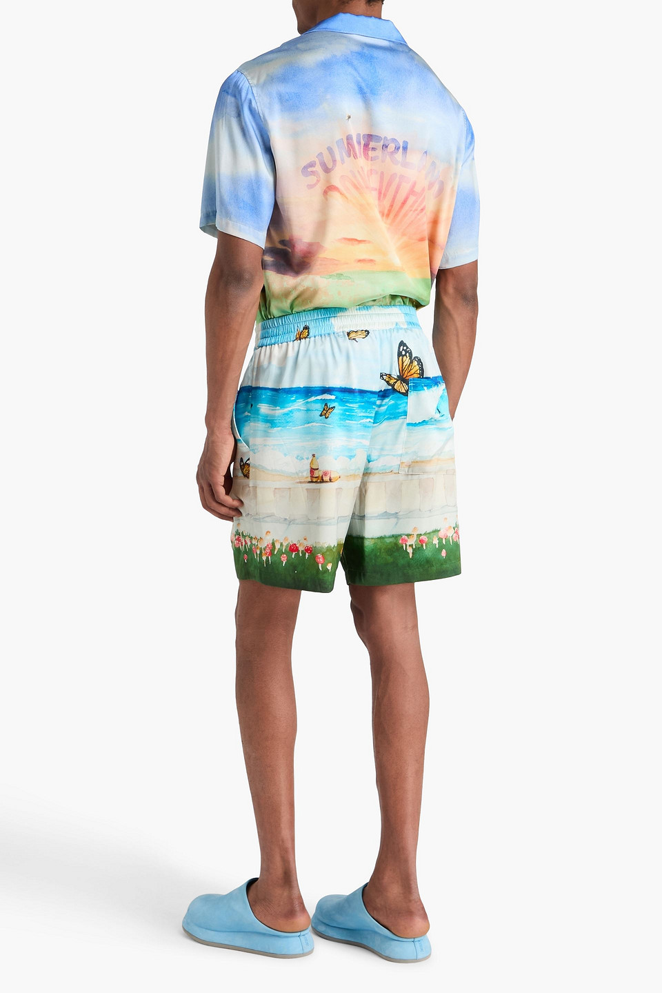  Nahmias - Hemd Aus Stretch-seide Mit Print - Bunt - S 