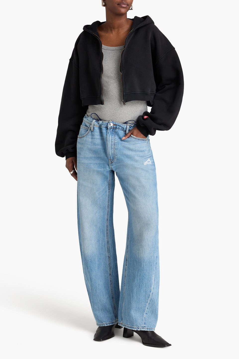  Alexander Wang - Distressed Boyfriend Jeans - Blue - S 