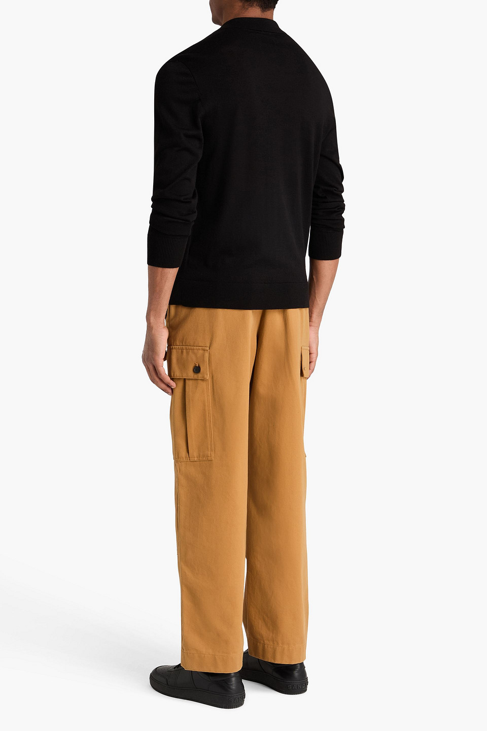  James Perse - Kaschmirpullover Mit Polokragen - Schwarz - 4 