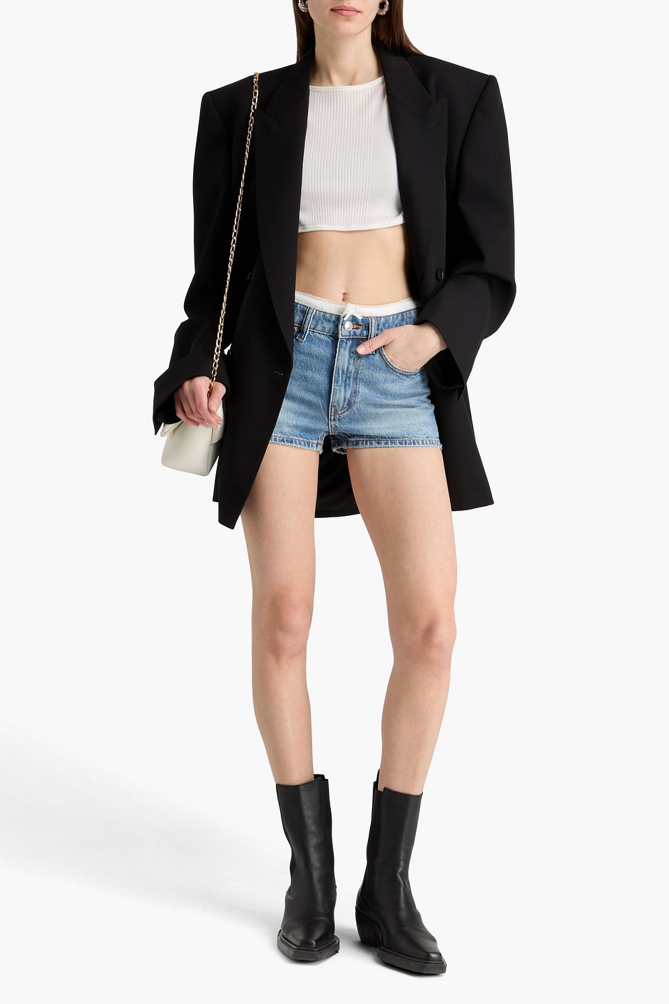  Alexander Wang - Denim Shorts - Blue - 25 