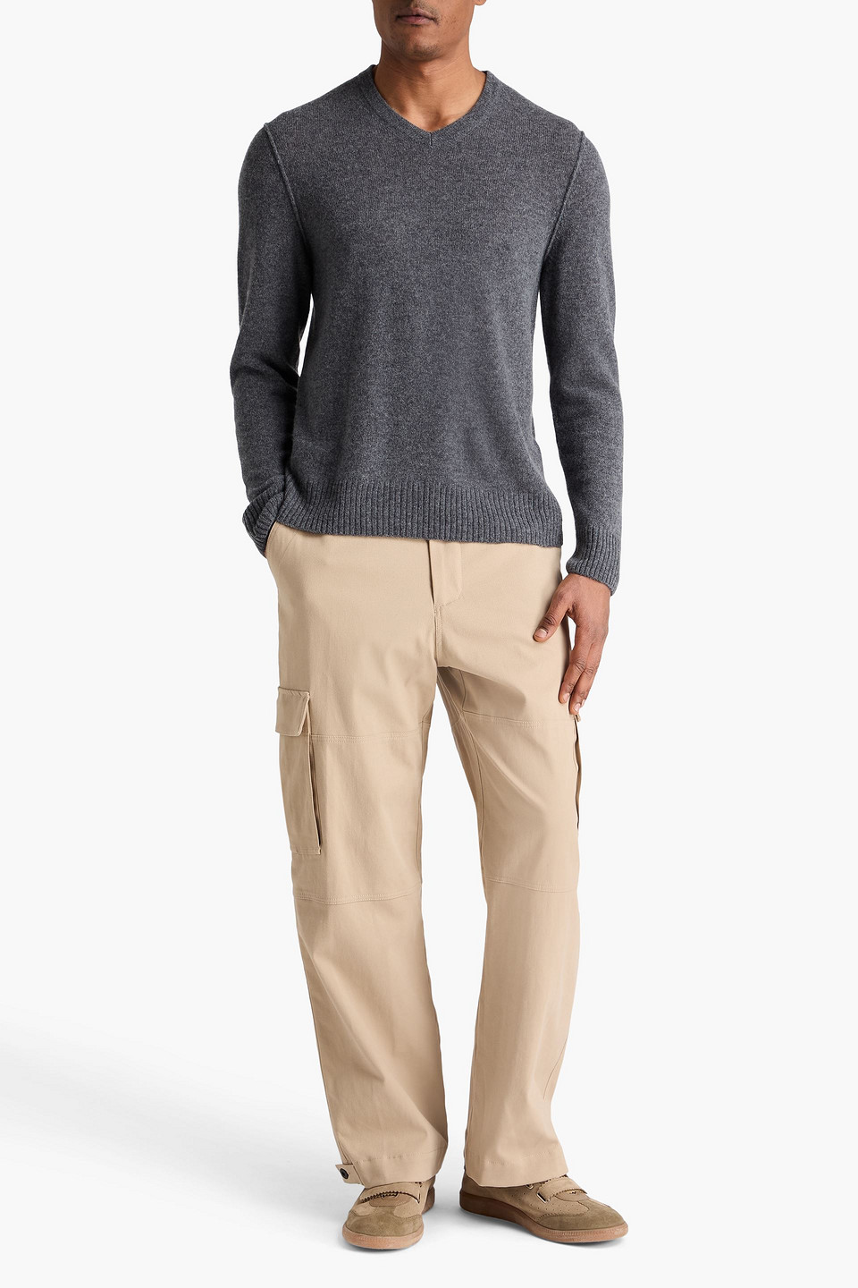  James Perse - Kaschmirpullover - Grau - 0 
