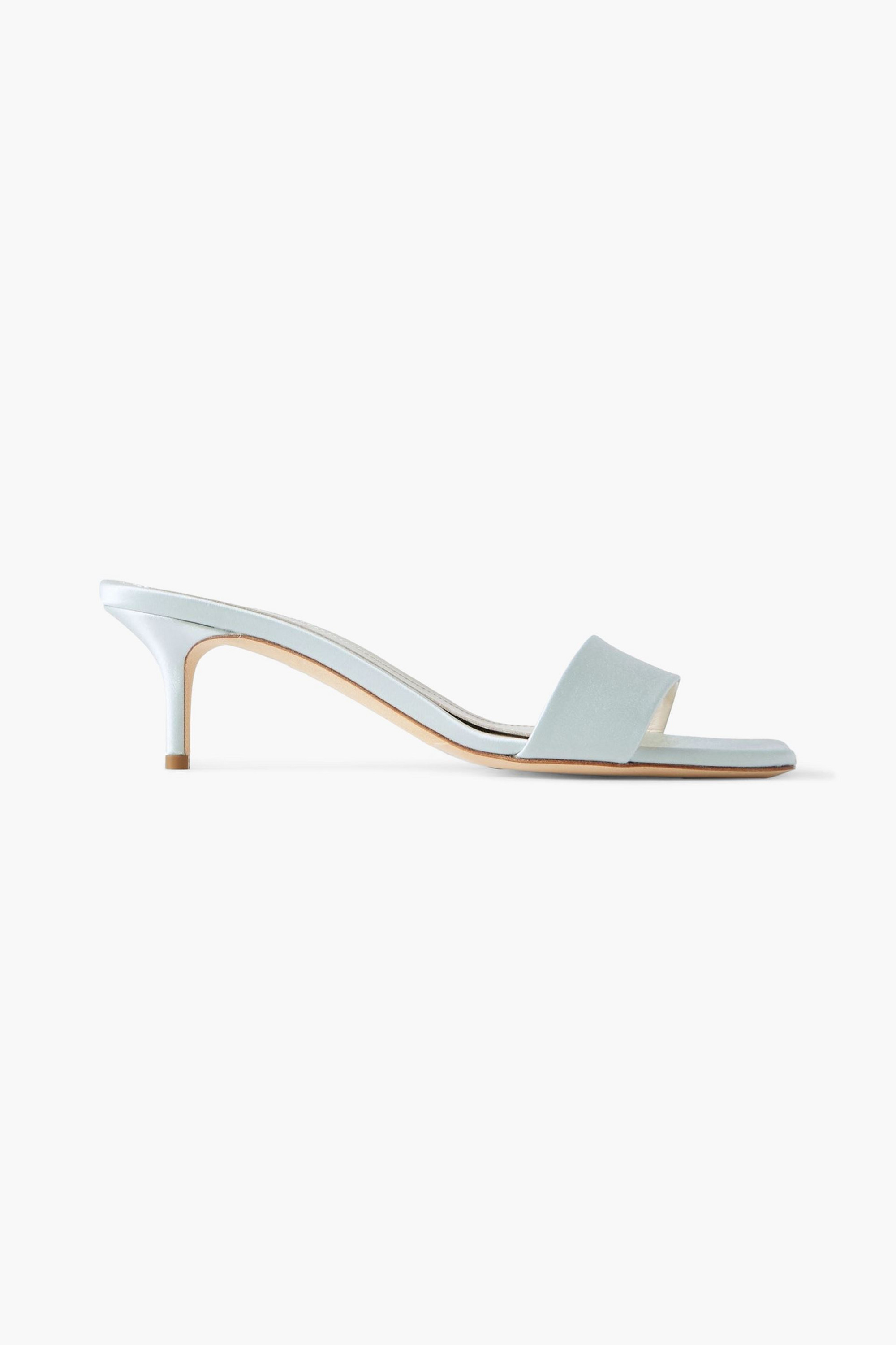 AEYDE Ilvy satin mules