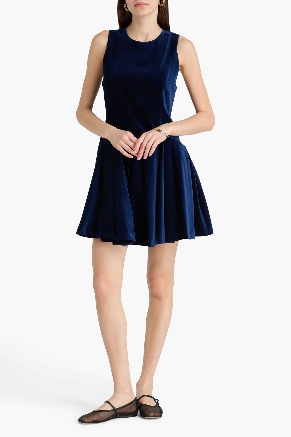 adley drop waist mini dress Flowing Dropped Waist Maxi Dress main image 0