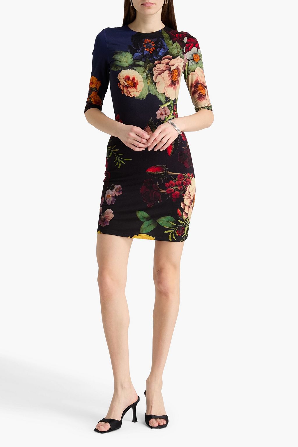 off shoulder fit flare dress Windsor Exceptional Off-The-Shoulder Flared Midi Dress in Rose | Size: S
