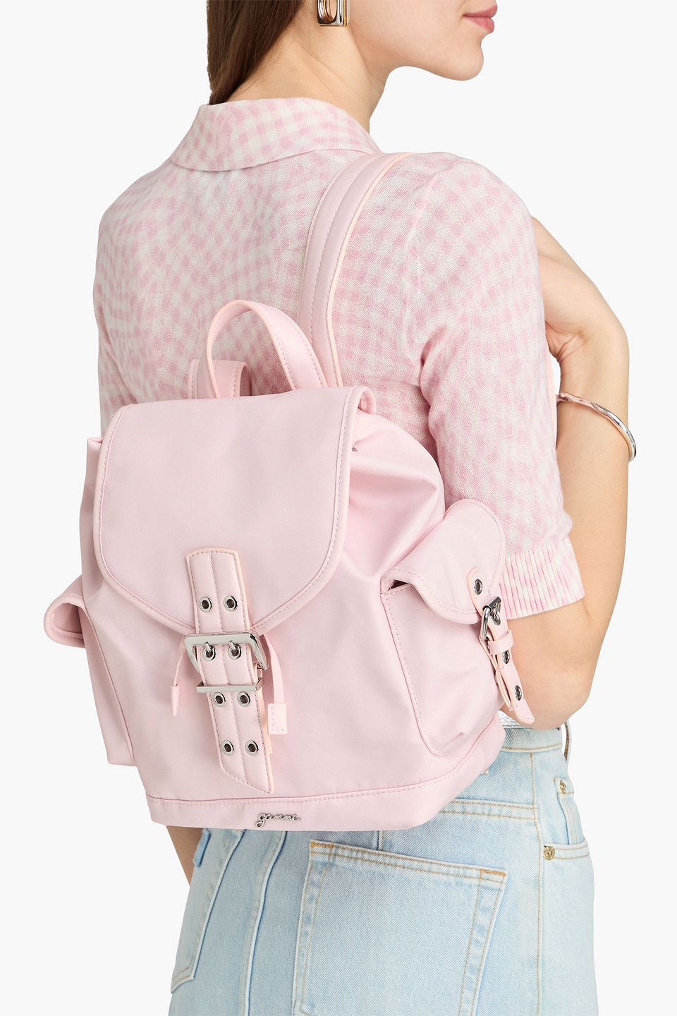  Ganni - Rucksack „bucky“ Aus Shell - Pink - Onesize 