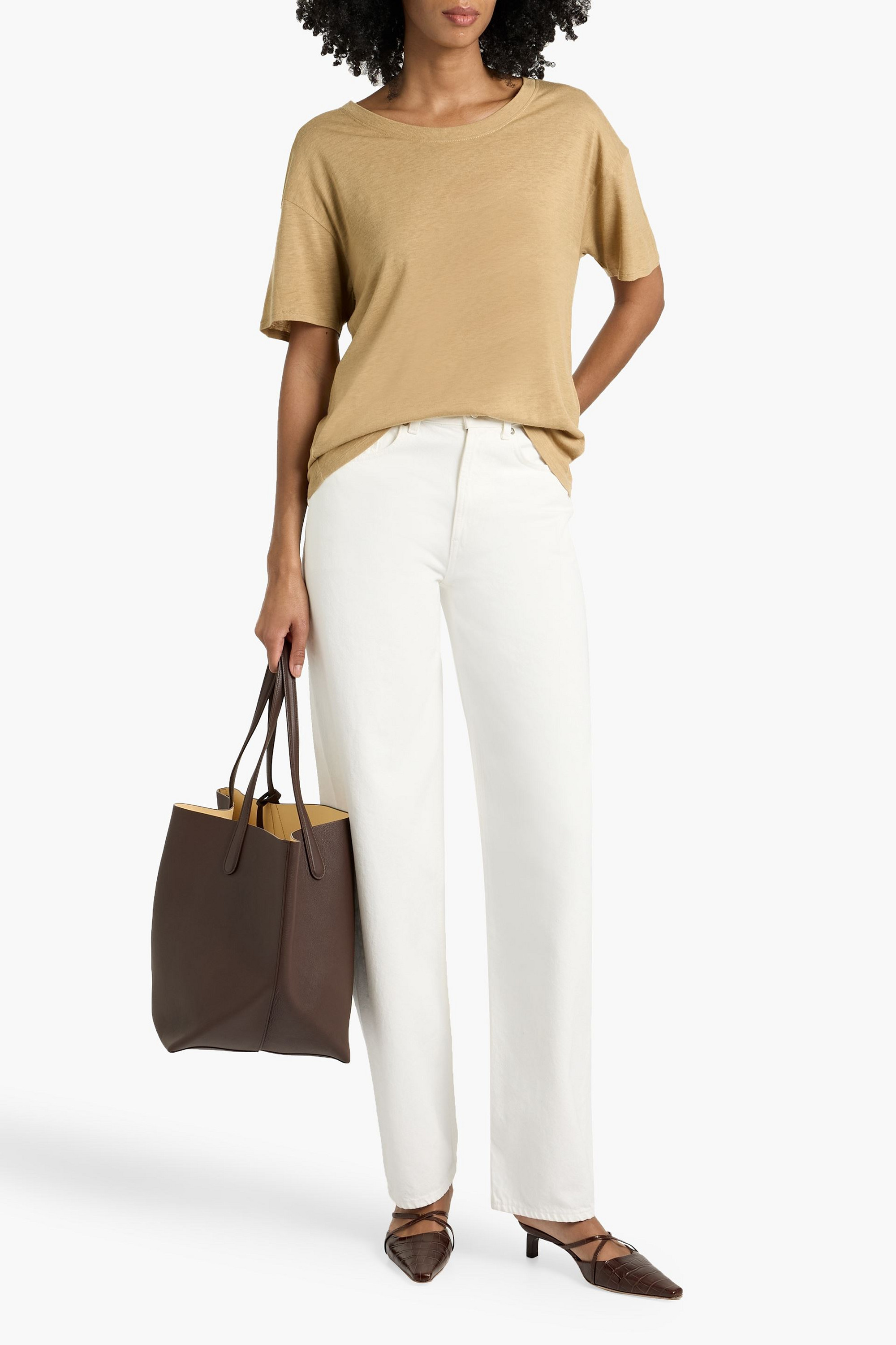 Loulou Studio Ezra slub jersey T-shirt