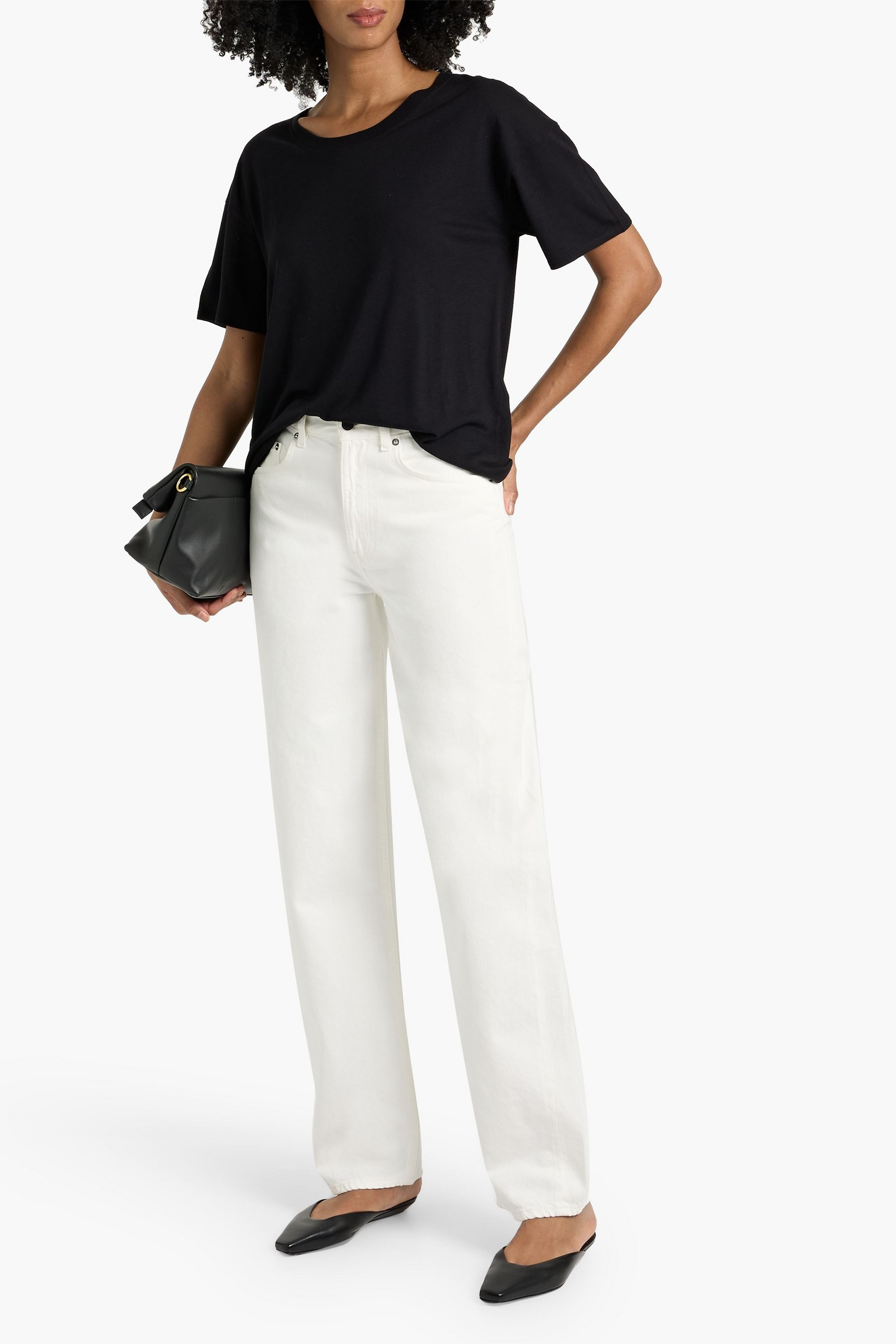 Loulou Studio Ezra slub jersey T-shirt