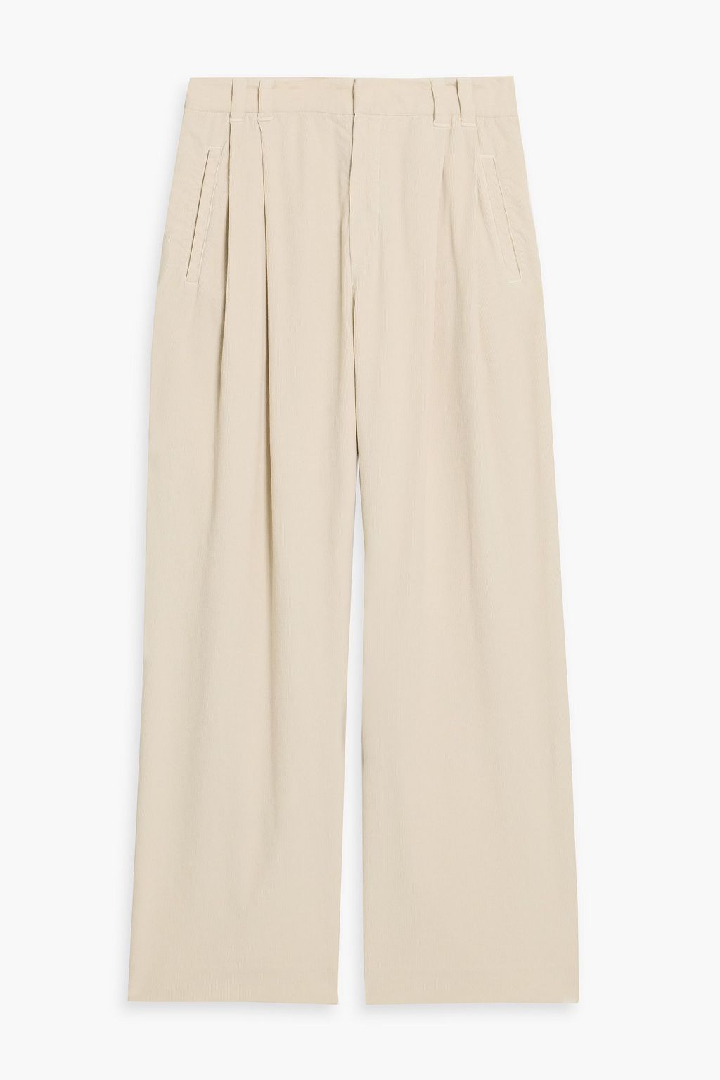 BRUNELLO CUCINELLI Cotton-blend corduroy wide-leg pants | THE OUTNET
