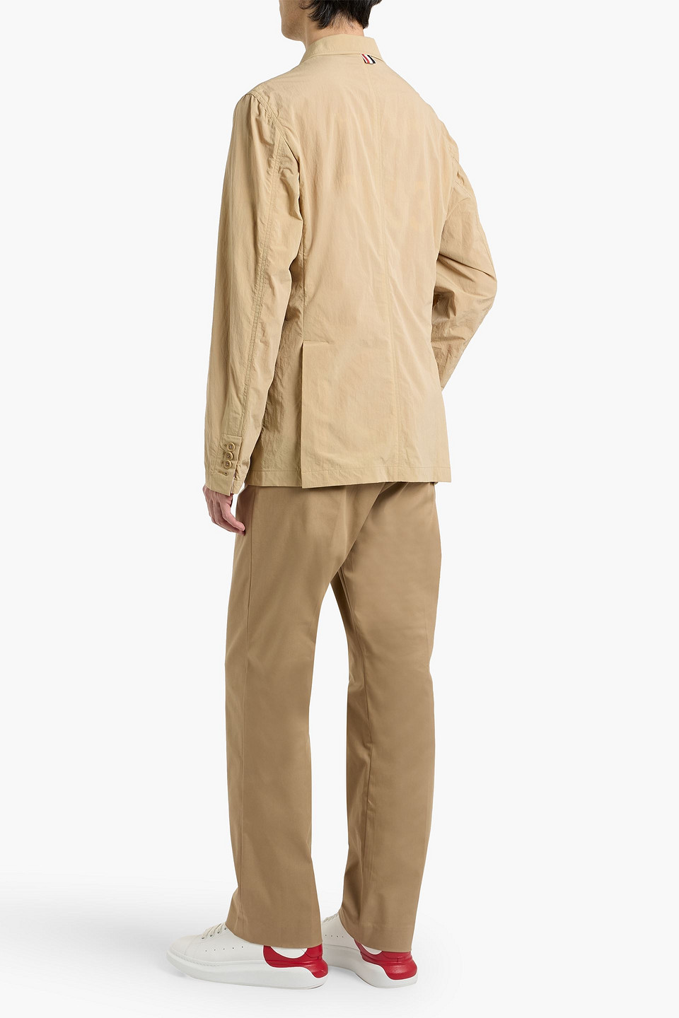 Thom Browne Shell Blazer In Nude