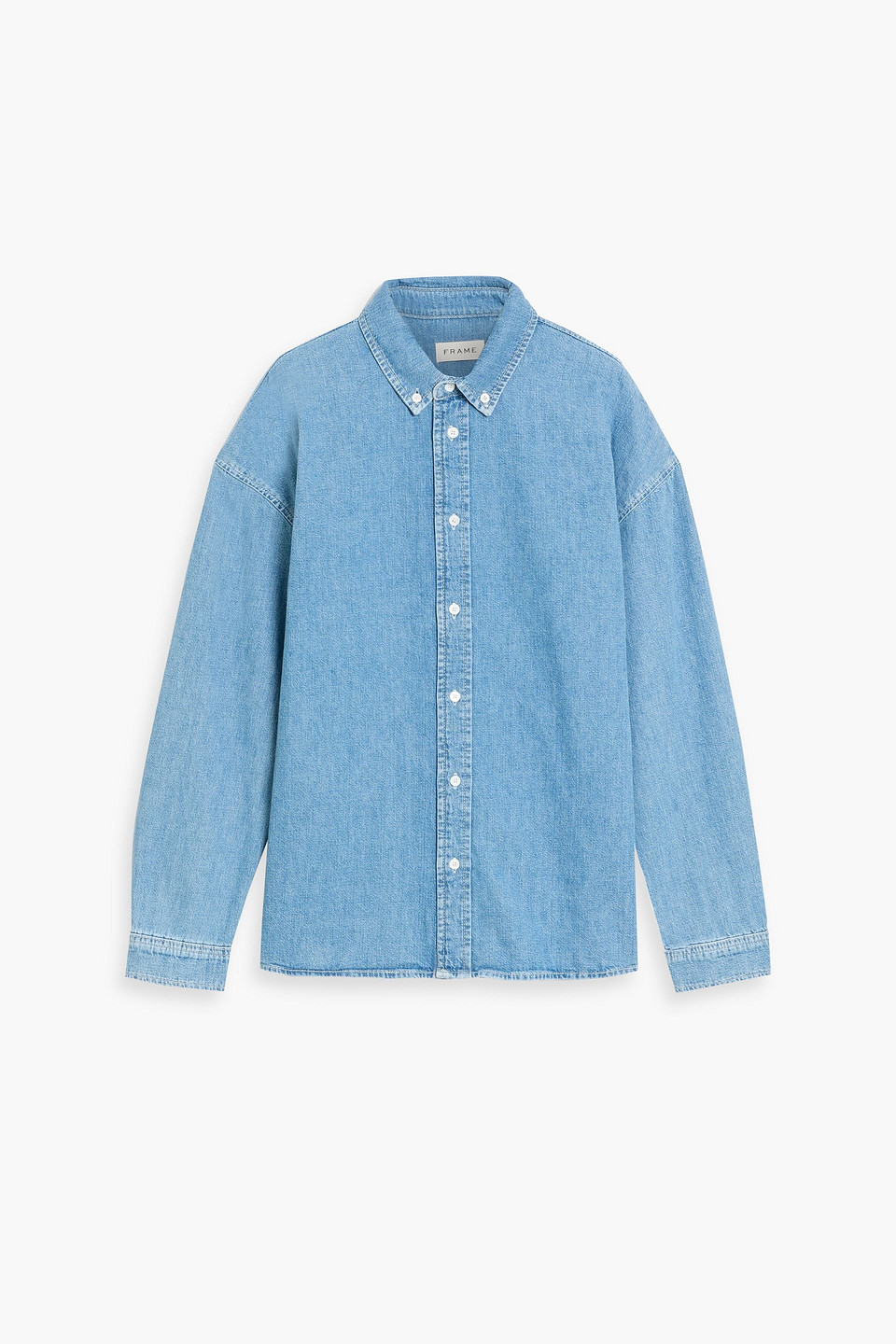 Frame Denim Shirt In Blue