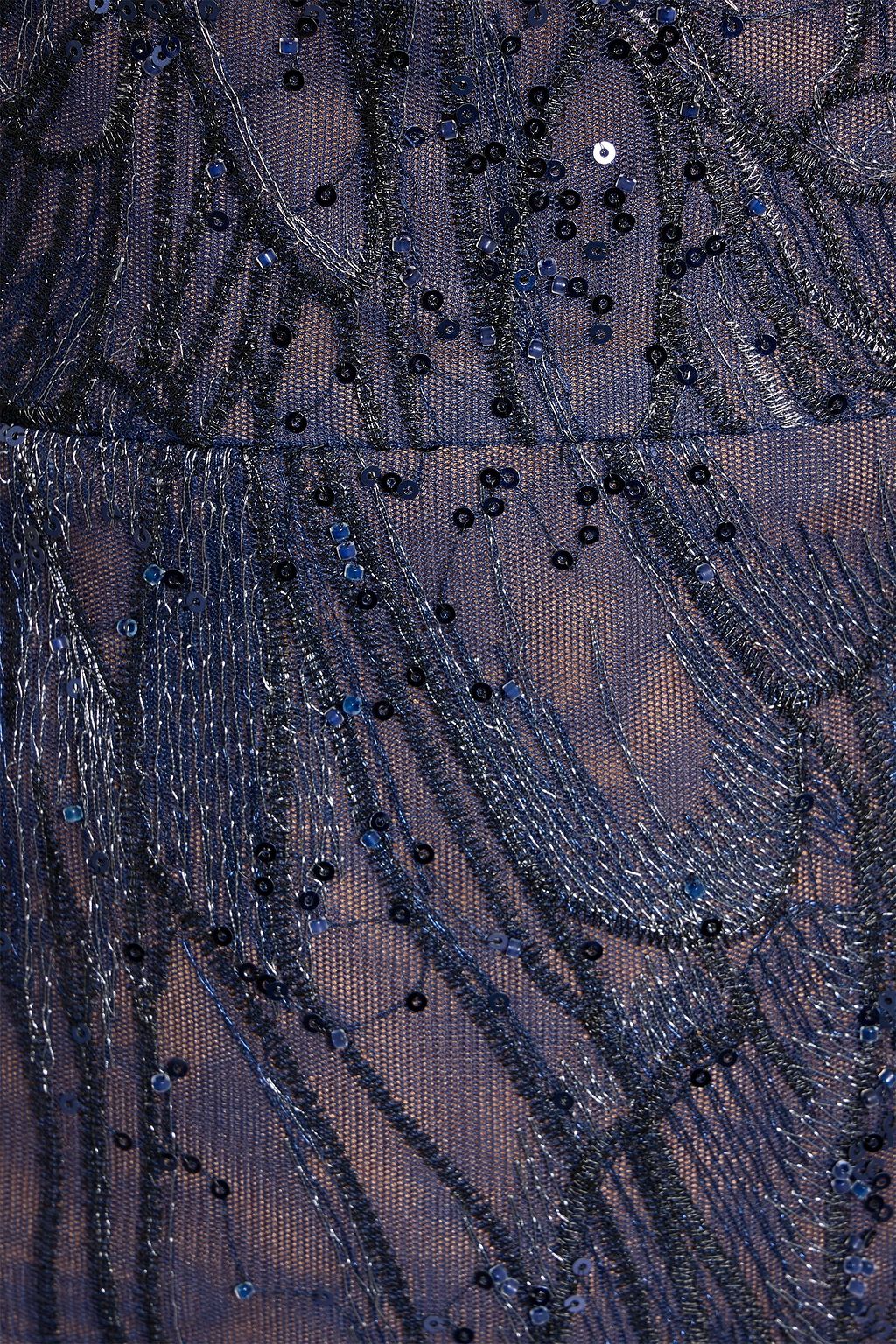 MARCHESA NOTTE Embellished tulle midi dress | THE OUTNET