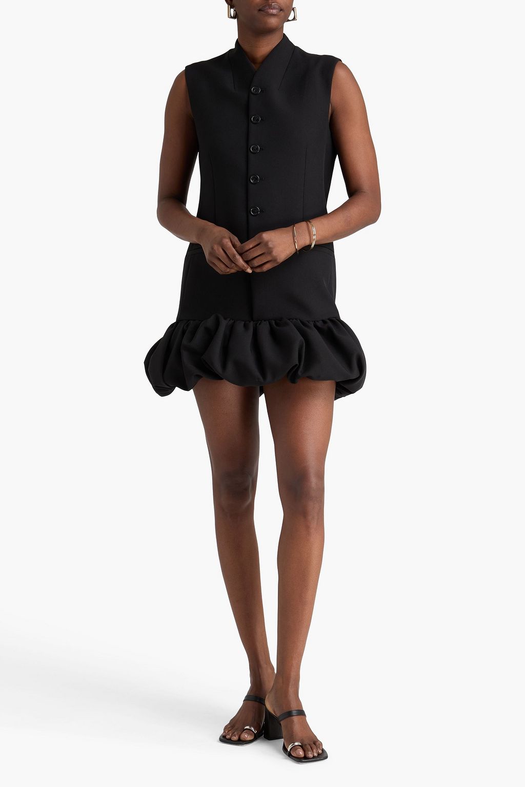 coperni black mini dress Mini Flower Gown – Coperni main image 1