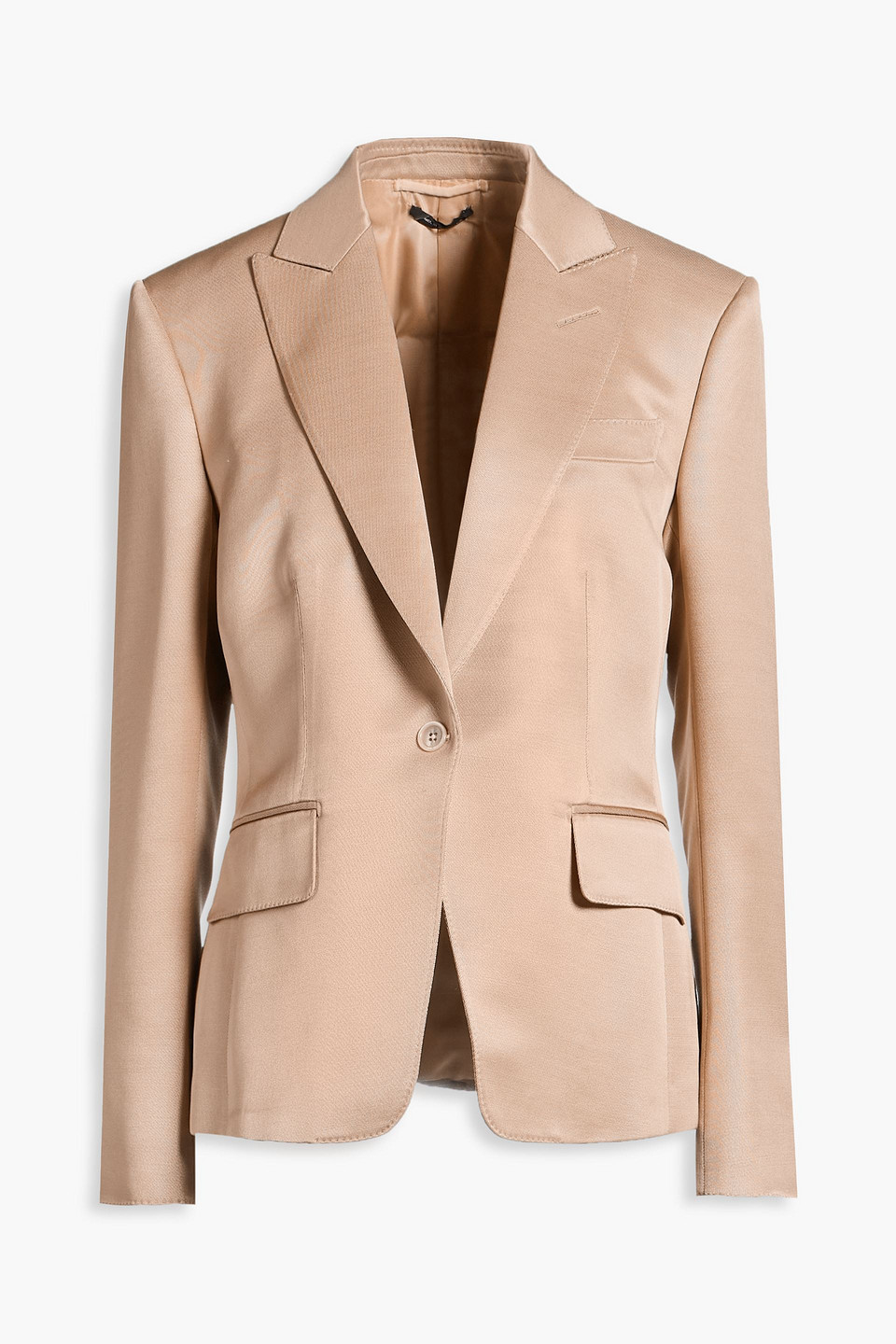 tom ford - wool and silk-blend blazer - neutral - it 36
