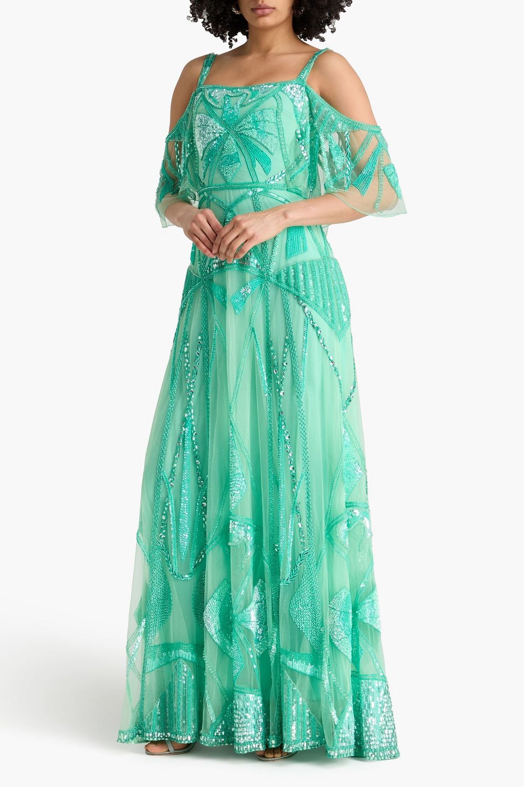 ZUHAIR MURAD Embellished tulle gown | THE OUTNET ZUHAIR MURAD Embellished tulle gown | THE OUTNET